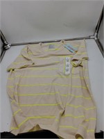Cat and jack large yellow striped t shirt