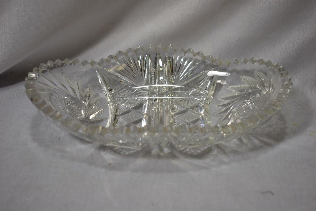 A Cut Glass Dish