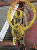 lot of elec cable and light fixtures