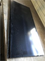 2 black glass shelves, see pictures for details.