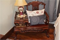 Ornate Wooden Tea Table or Phone Table