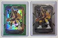 Two 2023-24 Prizm DP #92 Shaquille Shaq O'Neal!