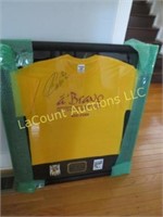 Donald Driver autographed Tshirt nicely framed