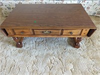 Wooden coffee table