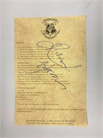 Autograph Harry Potter Letter