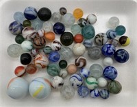 Lot of Marbles,Various Sizes,Colors