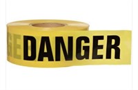 Kosto caution tape “DANGER” yellow - 3”x1000’
