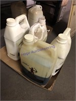 3 PARTIAL JUGS ARCHER LUBRICANTS