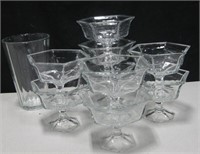 Plain Americano Glass Compotes & Vase