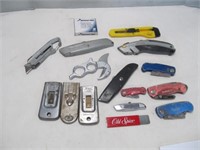 Assortment of Razor Cutters - Box Cutters