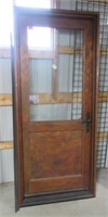 Loewen half glass exterior door with jamb, 36