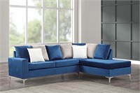 HH74497 Cindy2 - Blue Reversible Sectional
