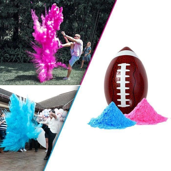 3 Gender Reveal Party Football Kits Gift Boxes $60