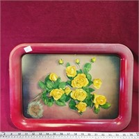 Vintage Tin Serving Tray