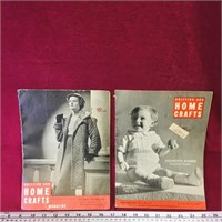 Lot Of 2 1930's Knitting & Home Crafts Magazines