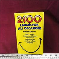 2100 Laughs For All Occasions 1983 Book