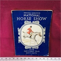 1934 Official National Horse Show Catalogue