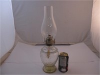 Lampe à l huile en verre vintage