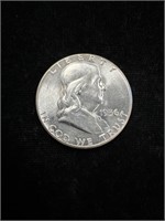 1956 Benjamin Franklin Half Dollar