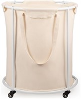 Rolling Laundry Hamper  45 Gal.  With Wheels