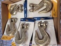 TRAY OF CLEVIS HOOKS