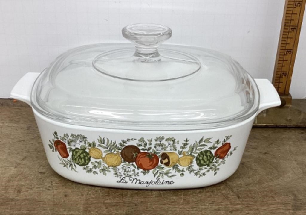 Corning Ware Spice of Life covered casserole