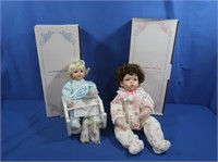 2 Hamilton Collection Dolls-Twice as Nice &