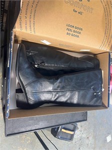 Dr Scholl's boots, black, size 10, E2972S1001