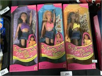6 Butterfly Art Barbie Dolls.