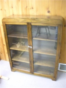 Pine Display Cabinet  38x12x45 inches