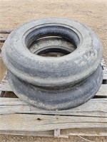 (2) 7.50-18 Single Ribbed Tires