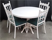 Table and chairs 5pcs set approx 42" in