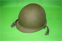 WWII Helmet with helmet liner, 1-6245