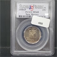 PCGS 2008-P MS68 NM Quarter 25 Cents