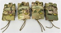 Lot of 4 Camo Tactical Magazine Pouches