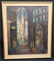 HELEN RIES CATHEDRAL PAINTING