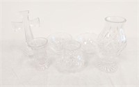 LARGE CRYSTAL AND GLASS LOT