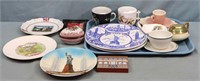 Souvenir Plates, Mustache Mugs, etc.