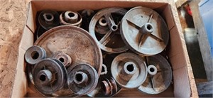 Assorted pulleys