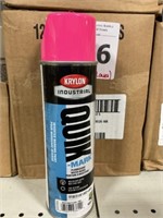 Krylon® Quik-Mark Fluorescent Pink x 24 Cans
