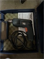 Black & Decker drill and drill bits with carrying