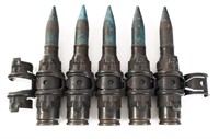 COLD WAR US 20mm LINKED TRAINING ROUND LOT OF 5