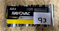 Rayovac Batteries, AA- 8pk