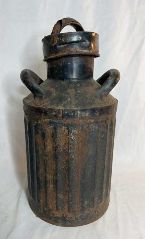 Antique Ellisco 5 Gallon Oil Canister