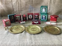 Family Christmas ornaments (in original boxes)