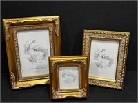 NEW Gold-Tone Photo Frames