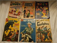 Lot of 6 Comic Books Roy Rogers Abbott & Costello