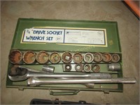 Several ¾ Drive Socket Sets