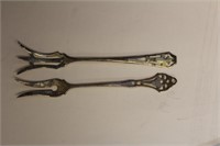 Lot of 2 Sterling Forks