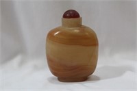 A Chinese Agate Snuff Bottle